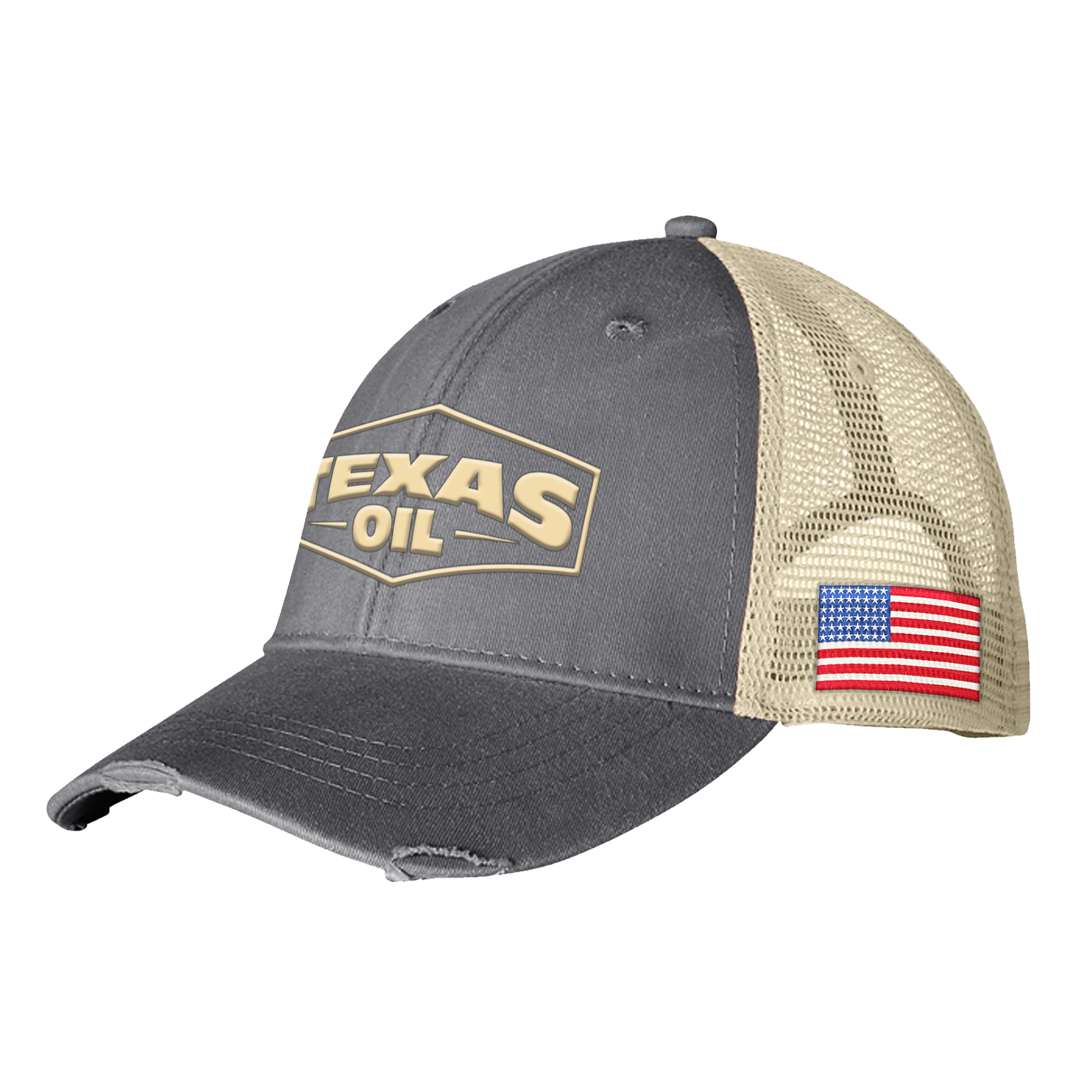 Texas Oil Charcoal & Tan Ollie Cap
