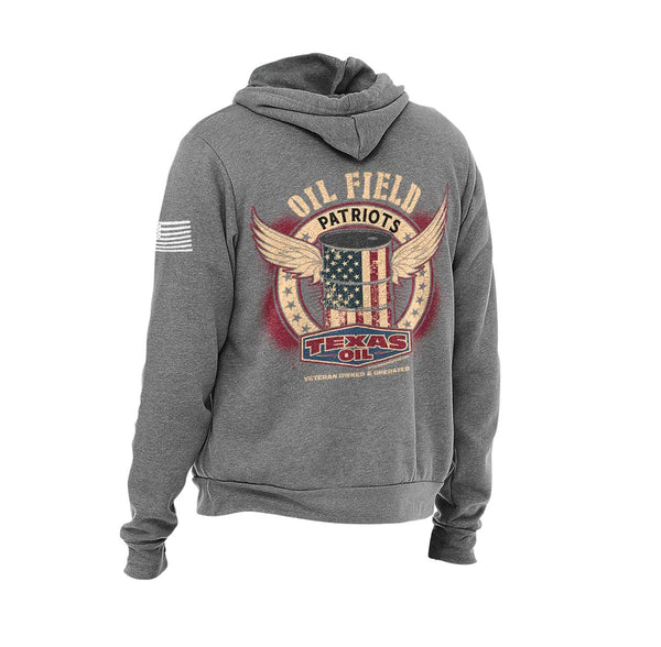 Oil Field Patriots Hoodie PurPatriot