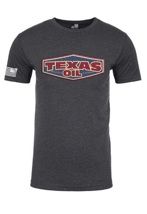 Texas Oil T-shirt - Heather Metal