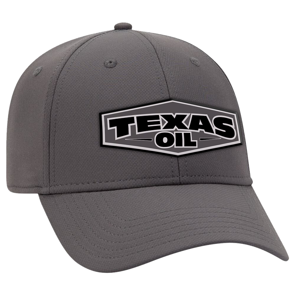 Texas Oil Charcoal Gray High Performance Cap